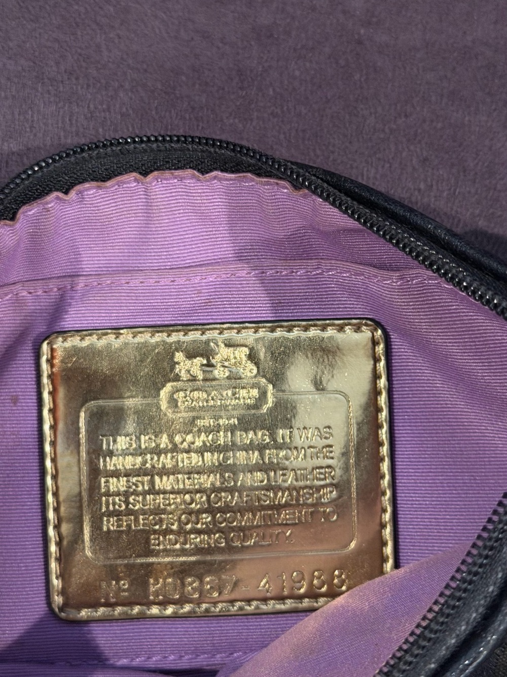 Coach Wristlet Black Clutch - Picture 7 of 8